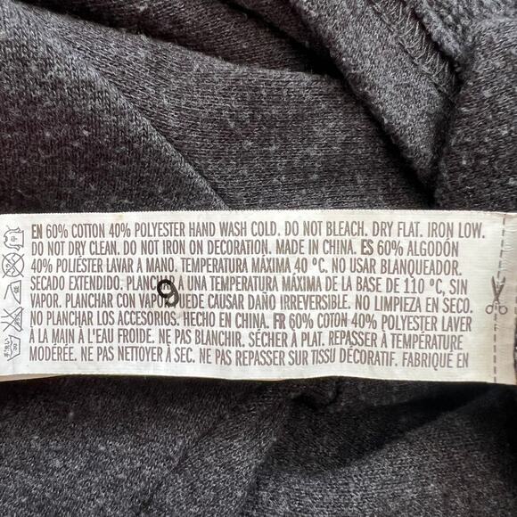 FOREVER 21 Gray Crew Neck Short Sleeve Top, Small - Picture 5 of 5